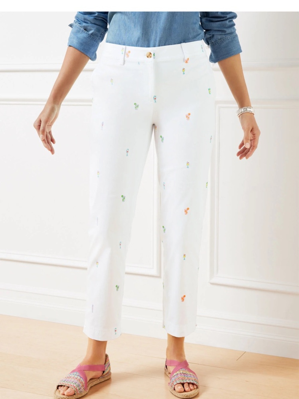 Talbots Perfect Crop - Cocktail Party